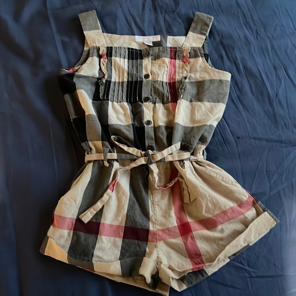 Burberry girl jumpsuit short